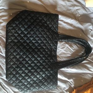 Black Medium Metro Tote